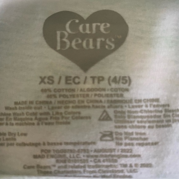 GIRLS TOP BUNDLE-SIZE 5-CHILDRENS PLACE-CAREBEARS-H&M - Picture 5 of 7